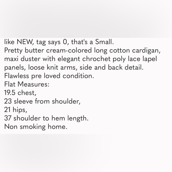 Chico’s Long Cardigan - Picture 9 of 9